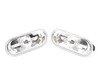 ES#1892063 - 5888913 - Smooth Style Side Marker Set - Clear - Fender-mounted side markers - ECS - Volkswagen