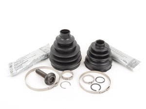 ES#2771887 - 4E0498201KT - Front CV Joint Refresh Kit - Priced Each - Includes both inner & outer boots with hardware - Services one axle - Genuine Volkswagen Audi - Audi