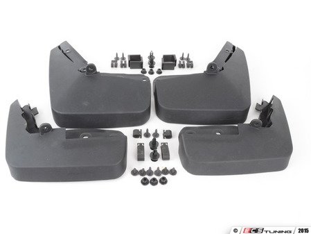 ES#2807115 - 4g8075111KT - Front & Rear Splash Guard Kit - Includes front & rear splash guards with retaining hardware to stop debris from being thrown into your vehicle. - Genuine Volkswagen Audi - Audi