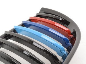 ES#2826976 - BM01-9003//-A-BK - Blackout Grille Set - Gloss Black Tri-Color  - (NO LONGER AVAILABLE) - Add style and individuality to your BMW in minutes! - ECS - 