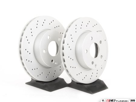 ES#2612236 - 2044212812KT3 - Front Brake Rotors - Pair (295x28) - Featuring a protective Meyle Platinum coating - Meyle - Mercedes Benz