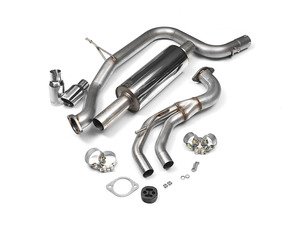 ES#2828244 - SSXVW241 - 3" Cat-Back Exhaust System - Resonated - Get that Exhaust tone you've been looking for! Features 3" construction with dual polished tips. - Milltek Sport - Volkswagen