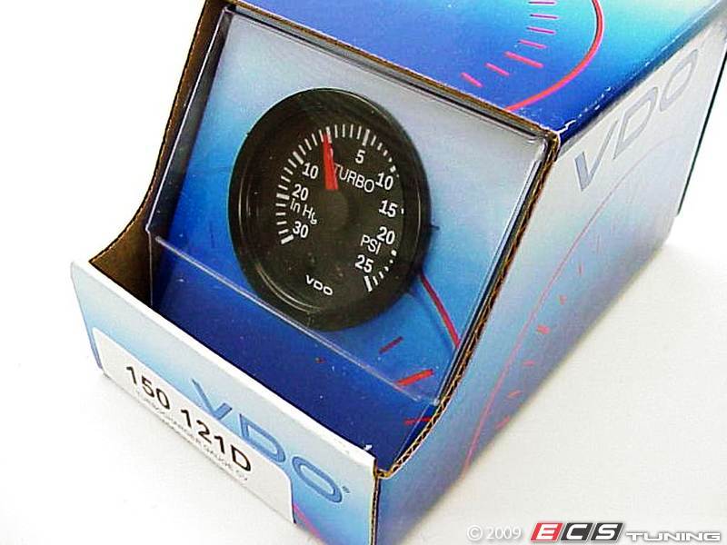 Assembled By ECS B5SCPWVDOBGK VDO Boost Gauge And Steering Wheel