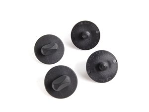 ES#348758 - 3D006179671N - Floor Mat Screws - Anthracite - Replace those lost or broken fasteners - 4 per kit - Genuine Volkswagen Audi - Volkswagen