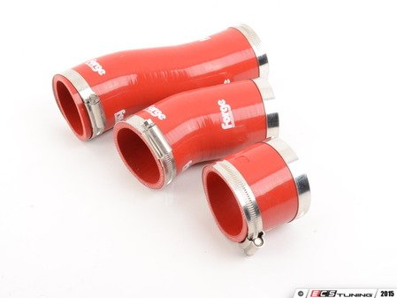 ES#1832524 - FMKT007R - Lower Intercooler Boost Hose Kit - Red - (NO LONGER AVAILABLE) - 3 Piece kit used on the stock twin intercoolers - Forge - 