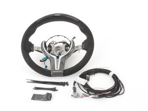 ES#2767403 - 32302344148 - BMW Performance Steering Wheel - (NO LONGER AVAILABLE) - Features a multifunction display, adjustable shift lights, and alcantara covered gripping surfaces - Genuine BMW M Performance - 