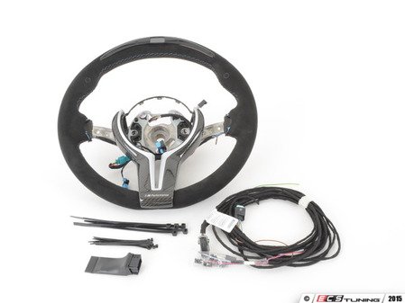 ES#2767403 - 32302344148 - BMW Performance Steering Wheel - (NO LONGER AVAILABLE) - Features a multifunction display, adjustable shift lights, and alcantara covered gripping surfaces - Genuine BMW M Performance - 