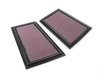 ES#2918391 - 332940 - Air Filter Set  - Set of Two Filters - K&N - Mercedes Benz