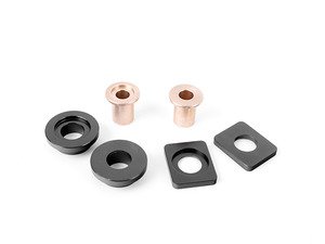 ES#2840885 - 003929ecs0104aKT -  Solid Shifter Cable Bushing Upgrade Kit - Rectangle 8.5mm (F2B) - Round 8.0mm (S2s) - Tighten your shifter and stop missing shifts with ECS Billet and Bronze shifter bushings! - ECS - Audi Volkswagen