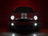 ES#2862390 - PR0-YD-MC07-DRL - Projector Blackout LED DRL Headlights - Pair  PRO-YD-MC07-DRL-BK - F56 Style LED DRL and black housing halogen projector headlight set! - Spyder - MINI