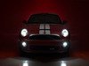ES#2863258 - PR0-YD-MC07-HID- - Projector Blackout LED DRL HID Headlights - Pair  PRO-YD-MC07-HID-DRL-BK - F56 Style LED DRL and black housing xenon projector headlight set! - Spyder - MINI