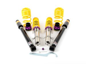 ES#2092250 - 15280067 - KW V2 Series Coilover Kit - Adjustable Damping - Variant 2 coilovers offer sport handling with adjustable rebound dampening - KW Suspension - Volkswagen