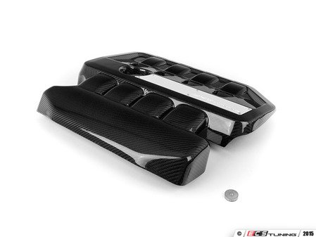 ES#2804425 - 005243ECS01 - Carbon Fiber Engine Cover - Add a flash of style and elegance under your hood with an ECS Tuning Carbon Fiber Engine Cover - ECS - Volkswagen