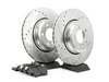 ES#2864156 - HK4875.550Z - Rear Sector 27 Performance Rotor & Pad Kit - Featuring Hawk Sector 27 cross drilled and slotted rotors with Performance Ceramic brake pads - Hawk - 