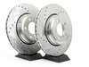 ES#2864156 - HK4875.550Z - Rear Sector 27 Performance Rotor & Pad Kit - Featuring Hawk Sector 27 cross drilled and slotted rotors with Performance Ceramic brake pads - Hawk - 