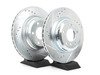 ES#2863982 - HK4504.624Z - Rear Sector 27 Performance Rotor & Pad Kit - Featuring Hawk Sector 27 cross drilled and slotted rotors with Performance Ceramic brake pads - Hawk - 