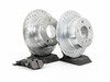 ES#2864060 - HK4742.227Z - Rear Sector 27 Performance Rotor & Pad Kit - Featuring Hawk Sector 27 cross drilled and slotted rotors with Performance Ceramic brake pads - Hawk - 