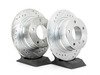 ES#2864060 - HK4742.227Z - Rear Sector 27 Performance Rotor & Pad Kit - Featuring Hawk Sector 27 cross drilled and slotted rotors with Performance Ceramic brake pads - Hawk - 