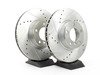 ES#2864103 - HK4790.325Z - Front Sector 27 Performance Rotor & Pad Kit - Featuring Hawk Sector 27 cross drilled and slotted rotors with Performance Ceramic brake pads - Hawk - 