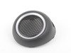 ES#98291 - 51412753691 - Upper Speaker Grille Cover Silver - Left Side - Black with silver inner trim - Genuine MINI - MINI