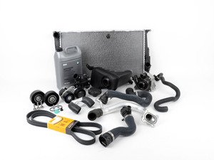 ES#2739952 - 11510392553RKT2 - ECS Cooling System Refresh Kit - Level 3  - Everything you need to totally service your cooling system, including a radiator and belt service. Now Includes ECS Billet Aluminum Radiator Drain Plug! - Assembled By ECS - BMW
