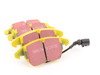 ES#521039 - DP41945R - YellowStuff Performance Front Brake Pad Set (With Wear Sensors) - EBC's premium sport street pad that offers high friction levels and heat fade resistance - EBC - Audi