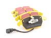 ES#521039 - DP41945R - YellowStuff Performance Front Brake Pad Set (With Wear Sensors) - EBC's premium sport street pad that offers high friction levels and heat fade resistance - EBC - Audi