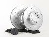ES#2864076 - HK4762.325F - Front Sector 27 Performance Rotor & Pad Kit - Featuring Hawk Sector 27 cross drilled and slotted rotors with HPS brake pads - Hawk - 
