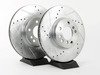 ES#2864076 - HK4762.325F - Front Sector 27 Performance Rotor & Pad Kit - Featuring Hawk Sector 27 cross drilled and slotted rotors with HPS brake pads - Hawk - 