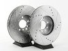 ES#2864076 - HK4762.325F - Front Sector 27 Performance Rotor & Pad Kit - Featuring Hawk Sector 27 cross drilled and slotted rotors with HPS brake pads - Hawk - 