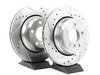 ES#2864121 - HK4814.518B - Rear Sector 27 Performance Rotor & Pad Kit - Featuring Hawk Sector 27 cross drilled and slotted rotors with HPS 5.0 brake pads - Hawk - 