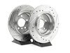 ES#2864121 - HK4814.518B - Rear Sector 27 Performance Rotor & Pad Kit - Featuring Hawk Sector 27 cross drilled and slotted rotors with HPS 5.0 brake pads - Hawk - 