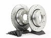 ES#2864123 - HK4814.518Z - Rear Sector 27 Performance Rotor & Pad Kit - Featuring Hawk Sector 27 cross drilled and slotted rotors with Performance Ceramic brake pads - Hawk - 