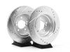 ES#2864105 - HK4793.518Z - Rear Sector 27 Performance Rotor & Pad Kit - Featuring Hawk Sector 27 cross drilled and slotted rotors with Performance Ceramic brake pads - Hawk - 
