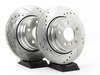 ES#2864106 - HK4795.518B - Rear Sector 27 Performance Rotor & Pad Kit - Featuring Hawk Sector 27 cross drilled and slotted rotors with HPS 5.0 brake pads - Hawk - 