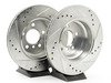 ES#2864106 - HK4795.518B - Rear Sector 27 Performance Rotor & Pad Kit - Featuring Hawk Sector 27 cross drilled and slotted rotors with HPS 5.0 brake pads - Hawk - 