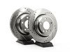 ES#2864158 - HK4882.518B - Rear Sector 27 Performance Rotor & Pad Kit - Featuring Hawk Sector 27 cross drilled and slotted rotors with HPS 5.0 brake pads - Hawk - 
