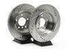 ES#2864158 - HK4882.518B - Rear Sector 27 Performance Rotor & Pad Kit - Featuring Hawk Sector 27 cross drilled and slotted rotors with HPS 5.0 brake pads - Hawk - 