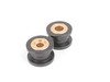 ES#2840872 - 003929ecs0204aKT -  Solid Shifter Cable Bushing Upgrade Kit - Round 10mm (F2B) - Round 8.0mm (S2S) - Tighten your shifter and stop missing shifts with ECS Billet and Bronze shifter bushings! - ECS - Audi Volkswagen