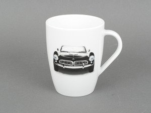 ES#2500908 - 80222219962 - Coffee Mug - BMW 507 - (NO LONGER AVAILABLE) - A white porcelain mug with an image of the classic BMW 507 - Genuine BMW - 