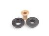 ES#2840872 - 003929ecs0204aKT -  Solid Shifter Cable Bushing Upgrade Kit - Round 10mm (F2B) - Round 8.0mm (S2S) - Tighten your shifter and stop missing shifts with ECS Billet and Bronze shifter bushings! - ECS - Audi Volkswagen