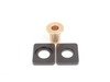 ES#2840885 - 003929ecs0104aKT -  Solid Shifter Cable Bushing Upgrade Kit - Rectangle 8.5mm (F2B) - Round 8.0mm (S2s) - Tighten your shifter and stop missing shifts with ECS Billet and Bronze shifter bushings! - ECS - Audi Volkswagen