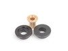 ES#2840885 - 003929ecs0104aKT -  Solid Shifter Cable Bushing Upgrade Kit - Rectangle 8.5mm (F2B) - Round 8.0mm (S2s) - Tighten your shifter and stop missing shifts with ECS Billet and Bronze shifter bushings! - ECS - Audi Volkswagen