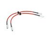 ES#2918315 - ecs41049KT1 - Exact-Fit Stainless Steel Brake Lines - Kit - DOT-compliant kit to improve pedal feel in your vehicle. - ECS - Audi Volkswagen
