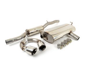 ES#2828093 - SSXVW0024 - MK4 R32 2.5" Cat-Back Exhaust System - Resonated - Get that Exhaust tone you've been looking for, features a "Jet" style tip! - Milltek Sport - Volkswagen