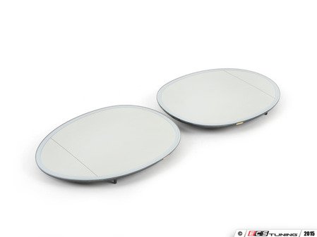ES#2855371 - 51167366045KT - Blind Spot Mirror Electrochromatic - Set - Eliminate your blind spots - Aspherical & Heated & Auto dim & Auto dip - Genuine European Mini - MINI