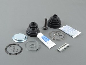 ES#2587118 - 3B0498203DKT1 - Front CV Joint Installation Kit - Includes all the boots and clamps you'll need to service one driveshaft - Assembled By ECS - Volkswagen
