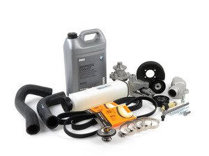 ES#2836989 - 17111737760kt1KT - Cooling System Refresh Kit - Level 2 - A complete kit to help solve your BMWs cooling problems - featuring a GEBA water pump with a metal impeller - Assembled By ECS - BMW