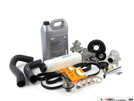 ES#2836989 - 17111737760kt1KT - Cooling System Refresh Kit - Level 2 - A complete kit to help solve your BMWs cooling problems - featuring a GEBA water pump with a metal impeller - Assembled By ECS - BMW
