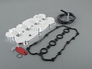 ES#2873048 - IEBAVC5-RWKT - Billet Valve Cover Kit - Raw - (NO LONGER AVAILABLE) - Includes everything necessary to upgrade to a beautiful, billet aluminum valve cover except for a catch can. - Assembled By ECS - 